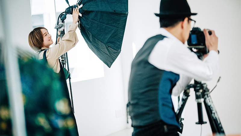 スタジオ+ロケーション撮影